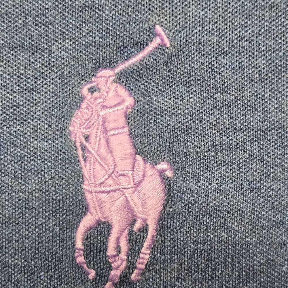 Polo Golf Ralph Lauren Polo Shirt Mens XL Blue Pro Fit Big Pony Casual Peru - Picture 8 of 16